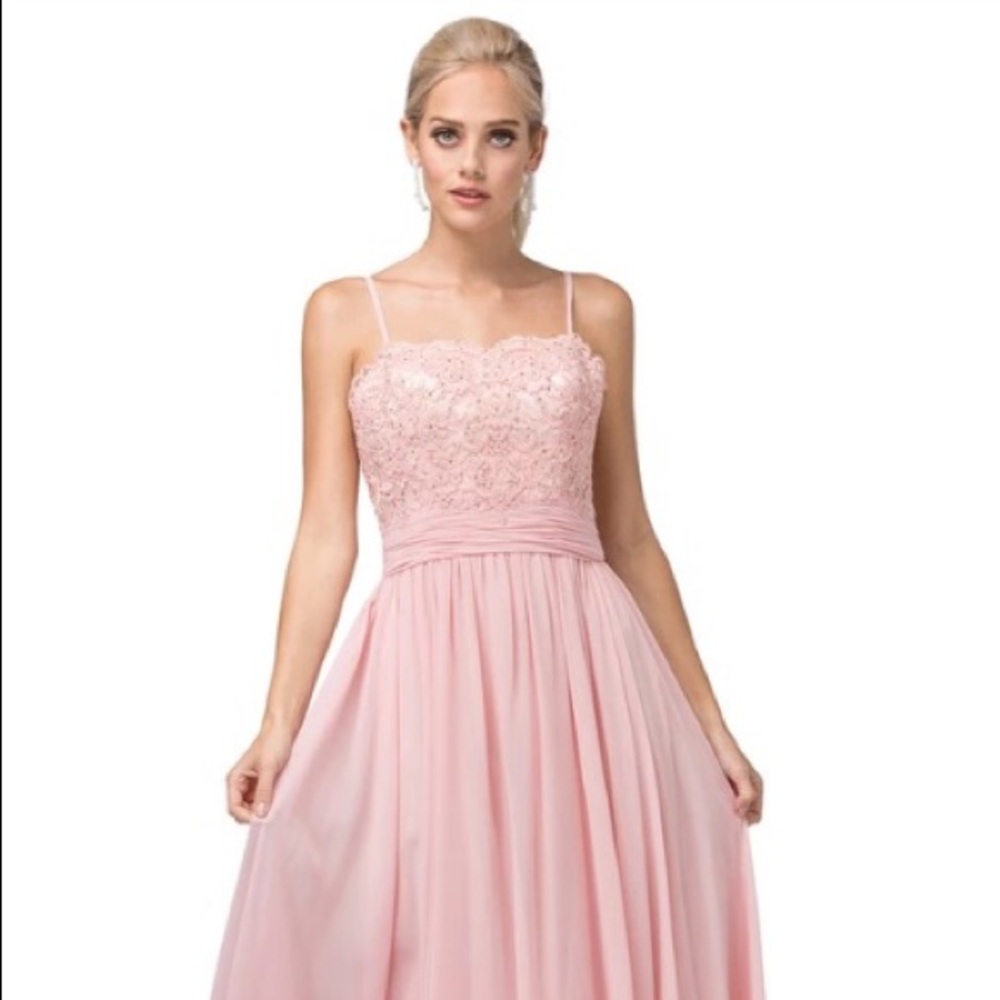 Blush Prom Dress